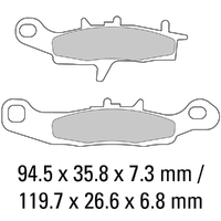 Ferodo Front Brake Pads for Kawasaki KX85 BW 19/16/KX85-11 D 2021-2022 (SG)