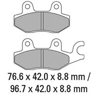 Ferodo Rear Brake Pads for Kymco AGILITY 125 16+ 2020-2021 (EF)