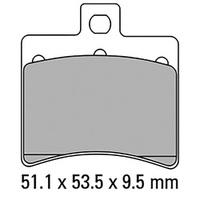 Ferodo Rear Brake Pads for Aprilia SR50 DiTech 2005-2006 (EF)