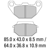 Ferodo Brake Pads Eco Friction Non Sintered 01-2096-EF