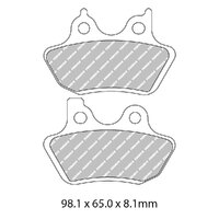 Ferodo Rear Brake Pads Harley 1690 CVO Scr Eagle Elec Gld 103/FLHTCSE 2004 (P0)