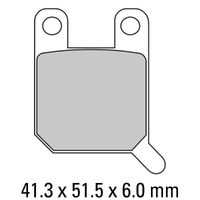 Ferodo Front Brake Pads for Derbi 50 Senda R MX 2001-2002 (P0)
