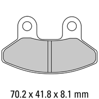 Ferodo Brake Pads Eco Friction Non Sintered 01-2108-EF