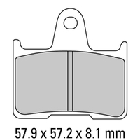 Ferodo Rear Brake Pads for Harley 1200 SuperLow/XL1200T 2014-2016 (P0)