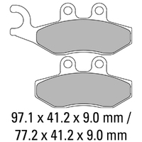 Ferodo Brake Pads Eco Friction Non Sintered 01-2142-EF