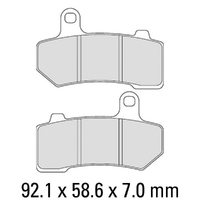Ferodo Brake Pads Platinum Non Sintered 01-2210-P0