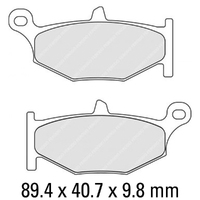 Ferodo Brake Pads Platinum Non Sintered 01-2213-P0