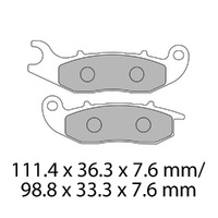 Ferodo Brake Pads Eco Friction Non Sintered 01-2242-EF