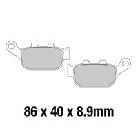 Ferodo Brake Pads Eco Friction Non Sintered 01-2258-EF