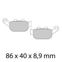 Ferodo Rear Brake Pads for Kawasaki Z900/ZR900 2017-2024 (ST)