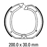 Ferodo Rear Brake Shoes for BMW R 100 RT 1978-1980