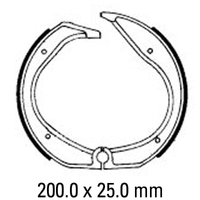 Ferodo Rear Brake Shoes for BMW R 100-7 1977-1979