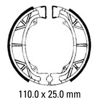 Ferodo Rear Brake Shoes for Peugeot 50 Ludix Classic 2004-2006