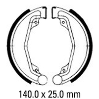 Ferodo Rear Brake Shoes for Honda CR250M 1974-1978