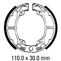 Ferodo Rear Brake Shoes for Kawasaki KX125 1983-1985