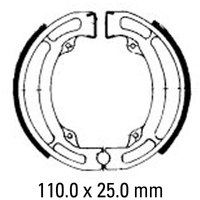 Ferodo Rear Brake Shoes for Suzuki DS80 1978-2000