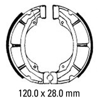 Ferodo Rear Brake Shoes for Suzuki RM125 1979-1980