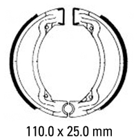 Ferodo Rear Brake Shoes for Yamaha V75 1977