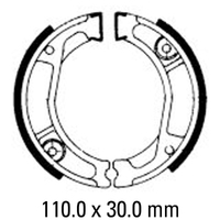 Ferodo Rear Brake Shoes for Honda XLX250R 1984-1985