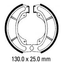 Ferodo Rear Brake Shoes for Honda CH250 (Spacy) 1986-1989