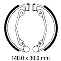 Ferodo Rear Brake Shoes for Honda CB175 1974-1976