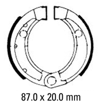 Ferodo Front Brake Shoes for Arctic Cat DVX 90 2012-2020