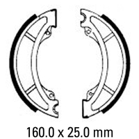 Ferodo Rear Brake Shoes for Yamaha YZ250 1977-1979