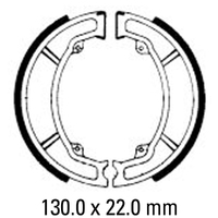 Ferodo Rear Brake Shoes for Suzuki LT80 1987-2006