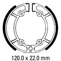 Ferodo Rear Brake Shoes for Suzuki RM125 1981-1987
