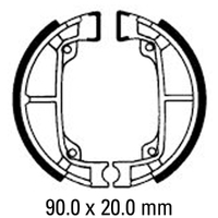 Ferodo Front Brake Shoes for Suzuki AE50 1990-1998