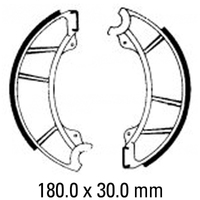 Ferodo Front Brake Shoes for Kawasaki S2 350 1972