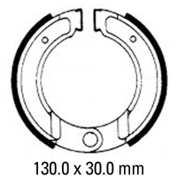 Ferodo Rear Brake Shoes for KTM 250 MX Cross 1980-1981