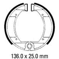 Ferodo Brake Shoes 02-0847-00