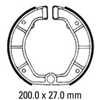 Ferodo Rear Brake Shoes for BMW R 100 PD 1989-1995