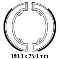 Ferodo Rear Brake Shoes for Triumph T100 1970