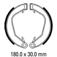 Ferodo Rear Brake Shoes for Norton 750 Commando 1968-1970