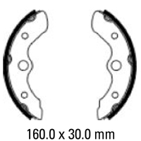 Ferodo Front Brake Shoes for Honda TRX250 1985-1987
