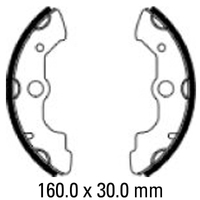 Ferodo Front Brake Shoes for Honda TRX350 1986