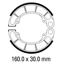 Ferodo Rear Brake Shoes for Honda TRX420TM1 (Fourtrax) (2x4) 2014-2021