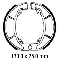 Ferodo Rear Brake Shoes for Honda CB125E 2018-2017