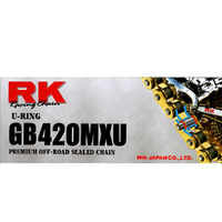 RK Chain 420MXU 136L Gold