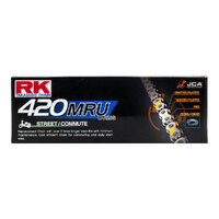 RK Chain for Kawasaki Z125 Pro 2017-2021 420 MRU 136L 