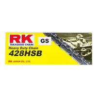 RK Chain for Suzuki DR125S 1982-1986 428 HSB 136L Gold