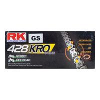 RK Chain for Aprilia RS4 125 2012 428 KRO 136L Gold