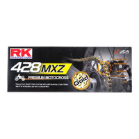 RK Chain 428MXZ 126L Gold