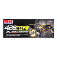 RK Chain for Suzuki DR-Z125L 2003-2021 428 MXZ 136L Gold