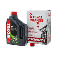 Motul Performance Oil Change Kit for Kawasaki KX250X/KX252D 2021