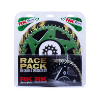 RK Chain Sprocket Kit Race Pack Pro 13/51 Gold/Green 20-002-43V