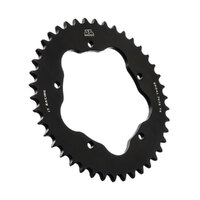 JT Rear Sprocket Alloy Racelite Black 43 Tooth 30-D62-43KJ