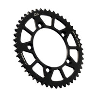 JT Alloy Racelite Black 48T Rear Sprocket for Husqvarna TC 65 2017-2024